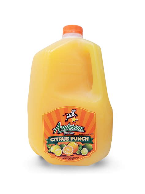 Citrus Punch 1 Gal Anderson Dairy