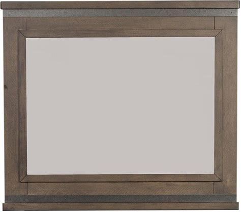 Thornwood Hills Rock Beaten Gray Two Sided Panel Storage Bedroom Set By