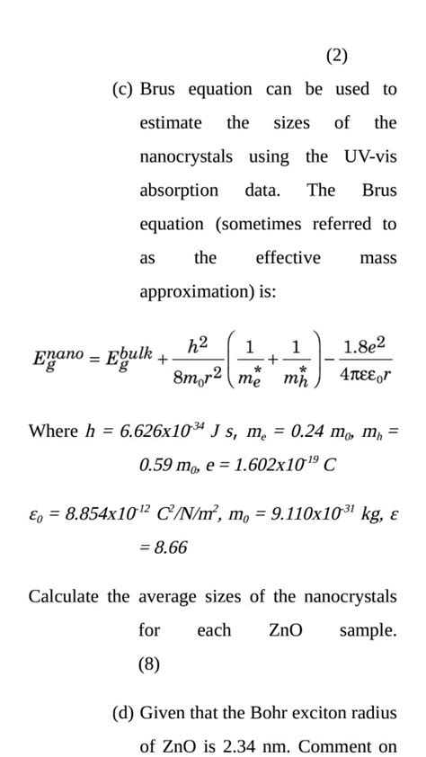 Solved 1. Shown in Figure 1 are the UV-vis absorption | Chegg.com 