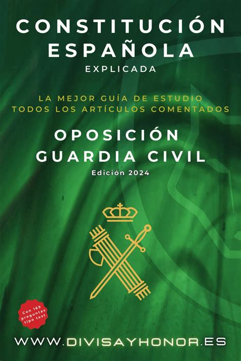 Constitución Española Explicada Oposición Guardia Civil Incluye 169