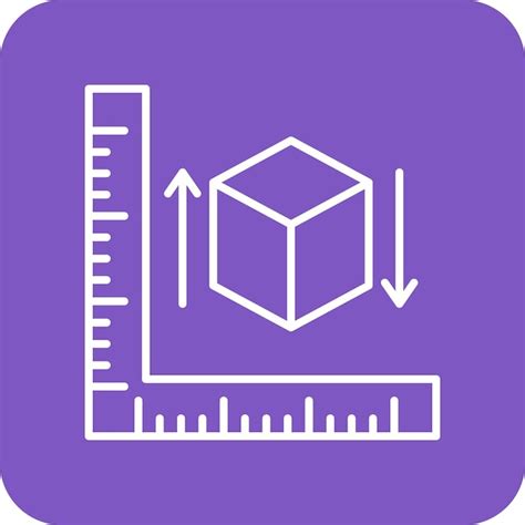 Una Caja Blanca Con Un Diagrama En Ella Que Dice Medir Vector Premium