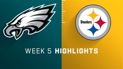 Philadelphia Eagles vs. Pittsburgh Steelers highlights | Week 5