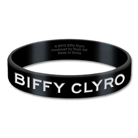 Biffy Clyro 'Logo' Gummy Wristband Ã‚Â¦ Eyesore Merch