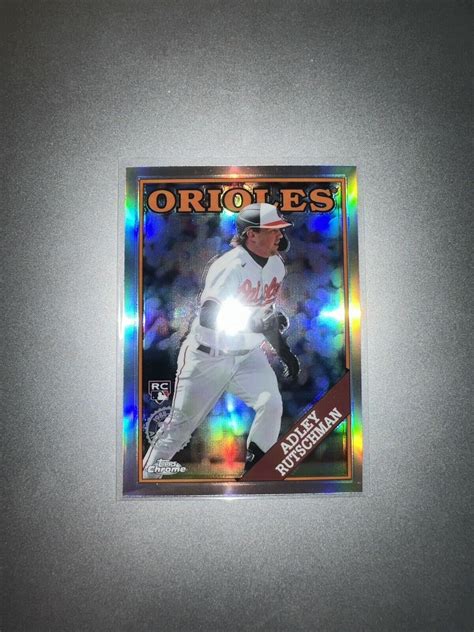 Topps Chrome Update Adley Rutschman Th Anniversary Rc