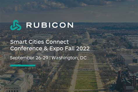 Smart Cities Connect Conference Expo Fall 2022 Rubicon