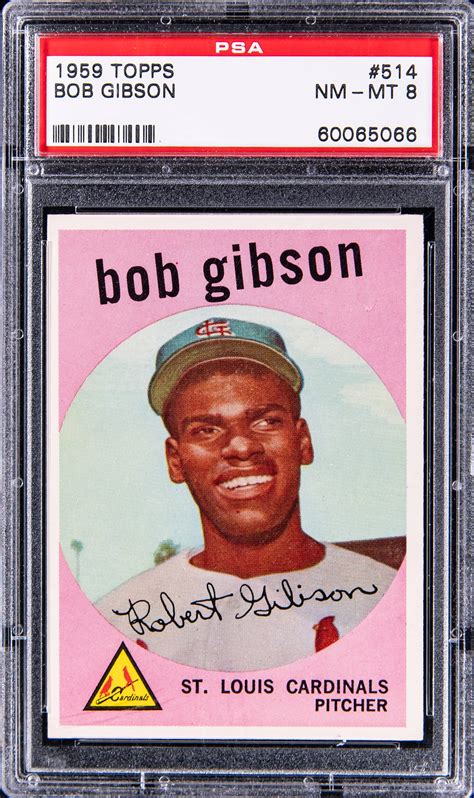 Bob Gibson 1959 Topps 514 Base Price Guide Sports Card Investor