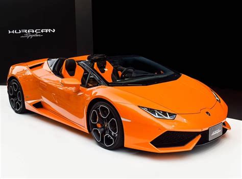 Lamborghini Huracan Spyder Painted In Arancio Borealis Photo Taken By