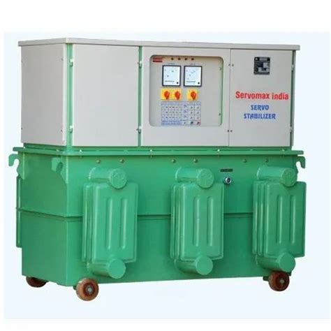 Servomax India Three Phase Servo Controlled Voltage Stabilizer Output