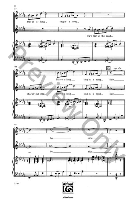 Side By Side Two Part Arr Jay Althouse Jw Pepper Sheet Music