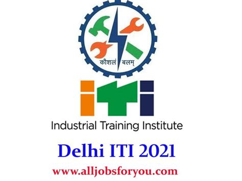 Delhi Iti 2021 Online Form Application Notification Out Admission Form 2021 22