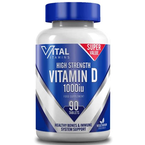 Vital Vitamins Vitamin D 1000iu 90pk L Vitamins Bandm