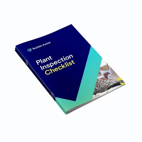 Plant Inspection Checklist Download Now Builder Assist