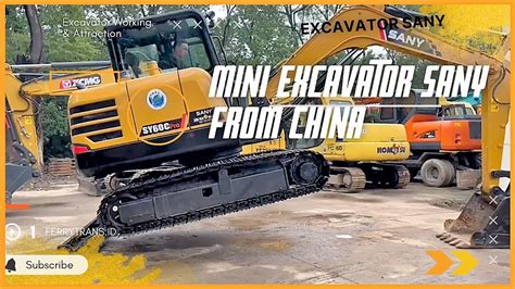 Murah Excavator Sany Sy C Mini Excavator Sany Sy Cpro Youtube