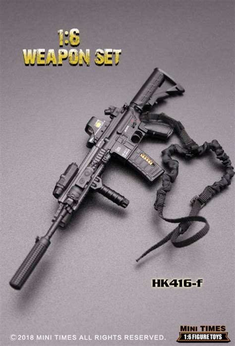 HK 416 Assault Rifle (Black) Mini Times - Machinegun