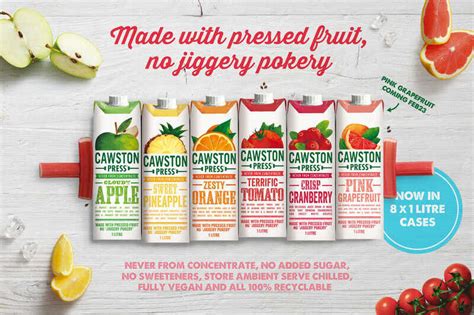 Cawston Press Launches Litre Pressed Juices For The On Trade And