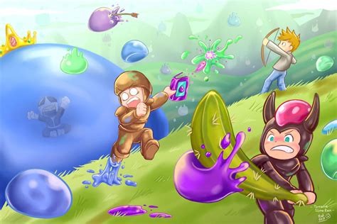 Terraria - Slime Rain by Pcat007 on DeviantArt