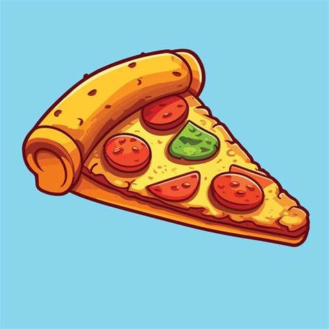 Pizza Slice Vector 25411071 Vector Art At Vecteezy