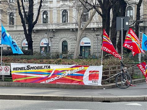 Sciopero Enel Milano Marzo Filctem Cgil Flickr