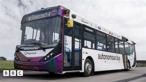 World S First Driverless Bus Service Starts In Scotland Bbc Newsround