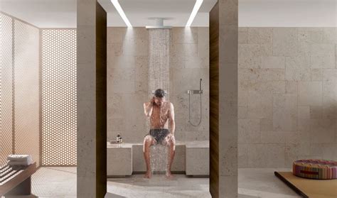 The Premium Hydrotherapy Shower Dornbracht Waterfall Shower Shower