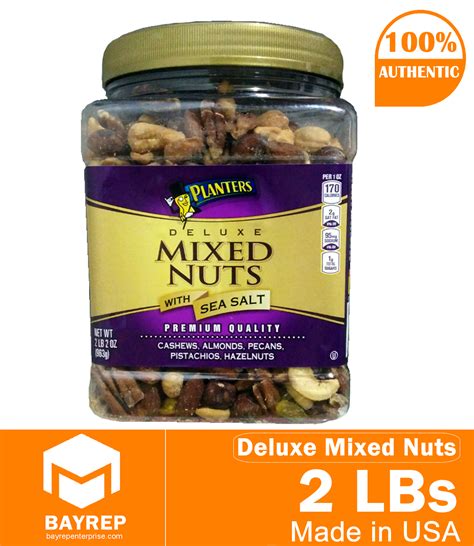 Planters Deluxe Mixed Nuts With Sea Salt Lbs Lazada Ph