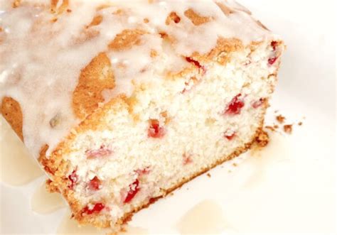 Lemon Cranberry Loaf with Icing