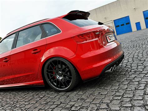 Spoiler Cap Audi S3 A3 S Line 8v 8v Fl Hatchback Sportback Maxton Design Uk