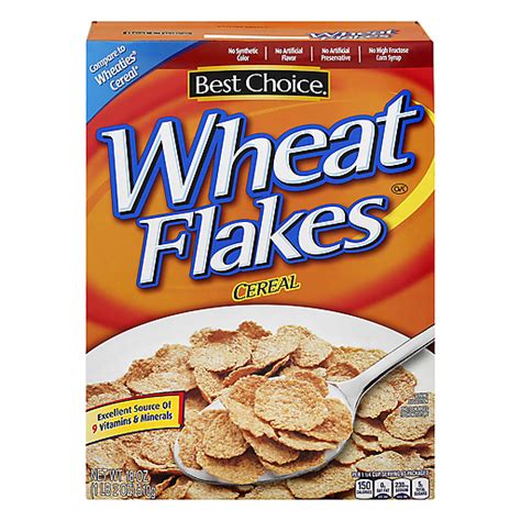 Best Choice Wheat Flakes Cereal 18 Oz Cereal Ptacek S Iga