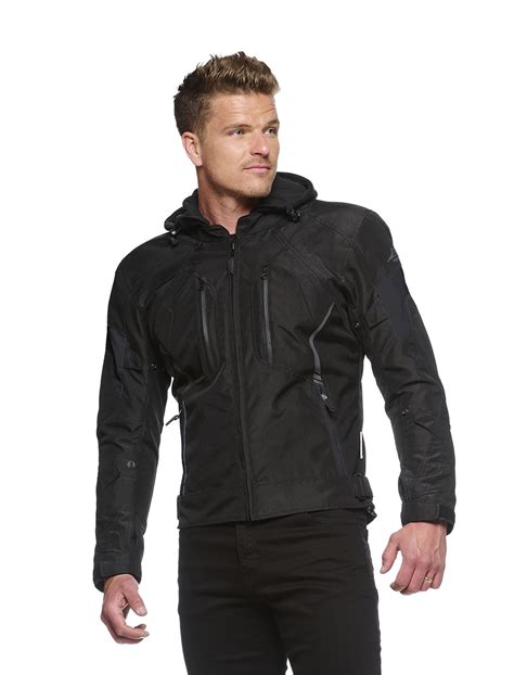 Sweep Hammer 2 Waterproof Mc Jacket Black Motorbike Equipment From