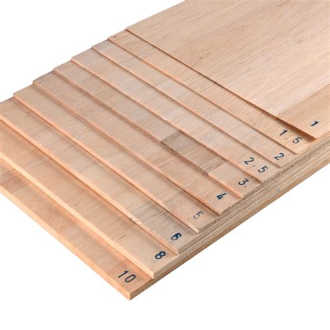 Amati Model Planche Balsa 50x30 Mm 4 Balsa