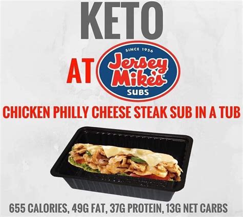 jersey mike's tub keto - Elvia Bello