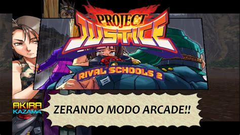 Project Justice Rival Schools 2 Arcade Mode Daigozaki Youtube