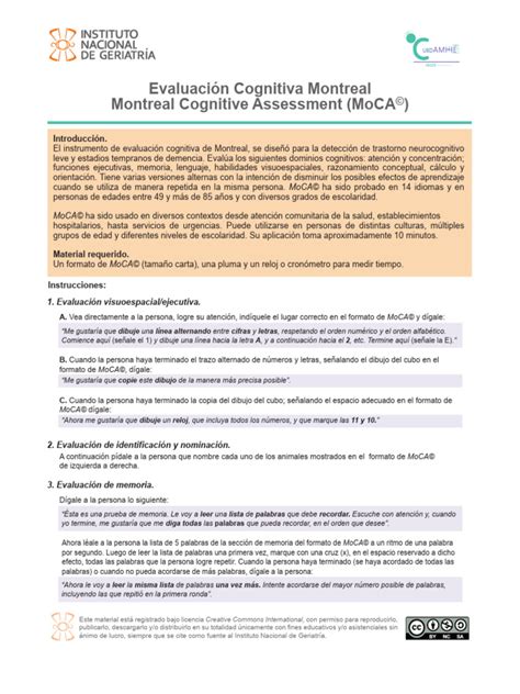 Moca Instrucciones | PDF