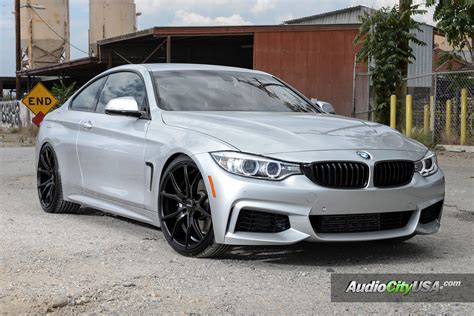 2015 Bmw 428 I On 20 Varro Wheels Vd 01 Matte Black Lowered On Handr Springs