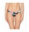 Women S Wild Flower Reversible Bikini Bottom Black CA17YLUW072