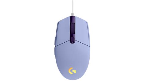 Logitech G203 Lightsync Gaming Mouse Lilac Joyce Mayne