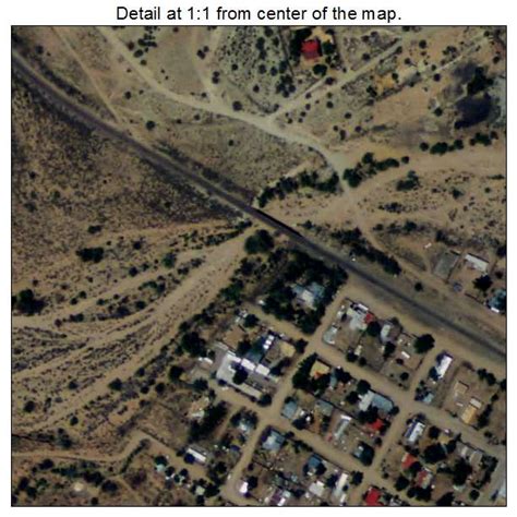 Aerial Photography Map of Los Cerrillos, NM New Mexico