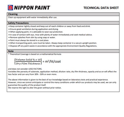 L Nippon Paint Easy Wash Matt Finished Interior Paint For Off White