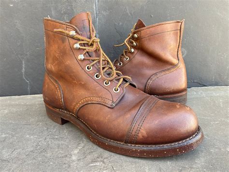 Red Wing Iron Ranger Amber Harness Cap Toe Leather Etsy