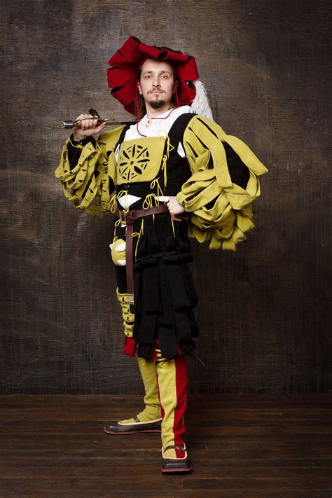 Renaissance landsknecht German mercenary costume 16th century | Etsy ...