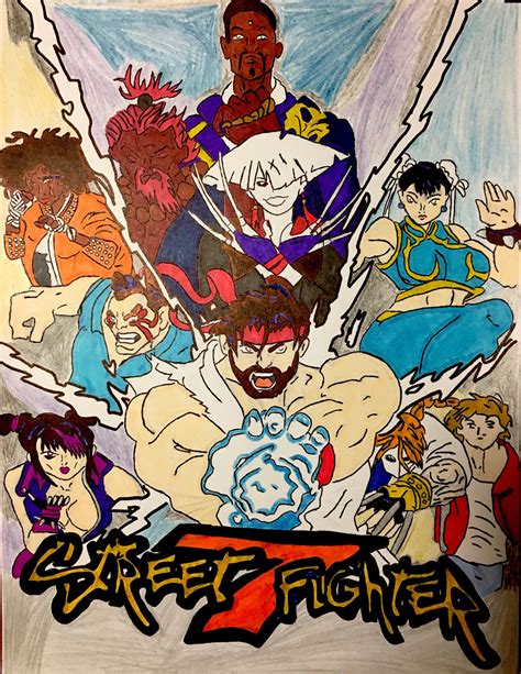 Street Fighter 7 poster idea 2 by JohnMish on DeviantArt