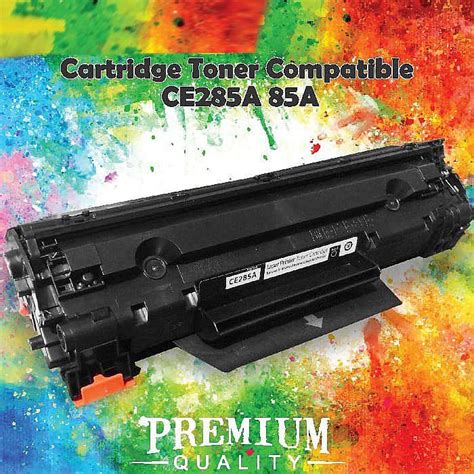 Isi Tinta Laser Jet Toner Compatible Cartridge Hp 85a Ce285a 1102 Canon 325 Black Isi