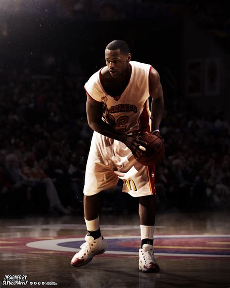 Lebron James Mcdonalds All American Poster By Clydegraffix On