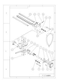 Matrix Ersatzteil Gasgriff F R Benzin Gartenkombiger T Multitool Pgt