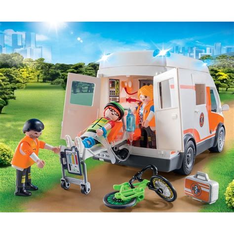 Playmobil City Life Ambulance Et Secouristes Playmobil King