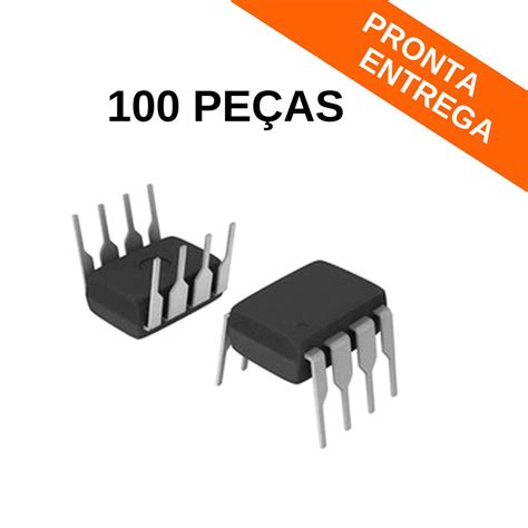 Kit 100 peças Circuito Integrado LM393P DIP 8 PTH Circuitos