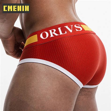 CMENIN ropa interior Sexy de algodón para hombre suspensorio de malla transpirable Bikini Gay