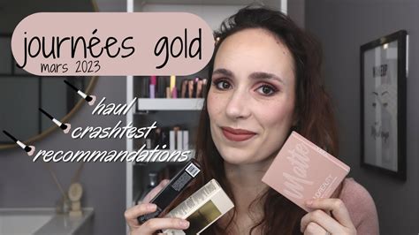 Journees Gold Sephora Haul Crashtest Et Recommandations Pour Ces