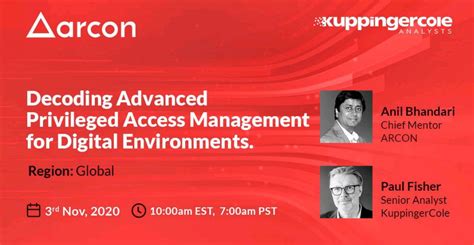 Decoding Advanced Privileged Access Management For Digital Environment Arcon