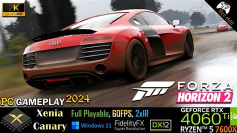 Forza Horizon 2 PC Gameplay Xenia Canary Playable 2k60FPS Xbox